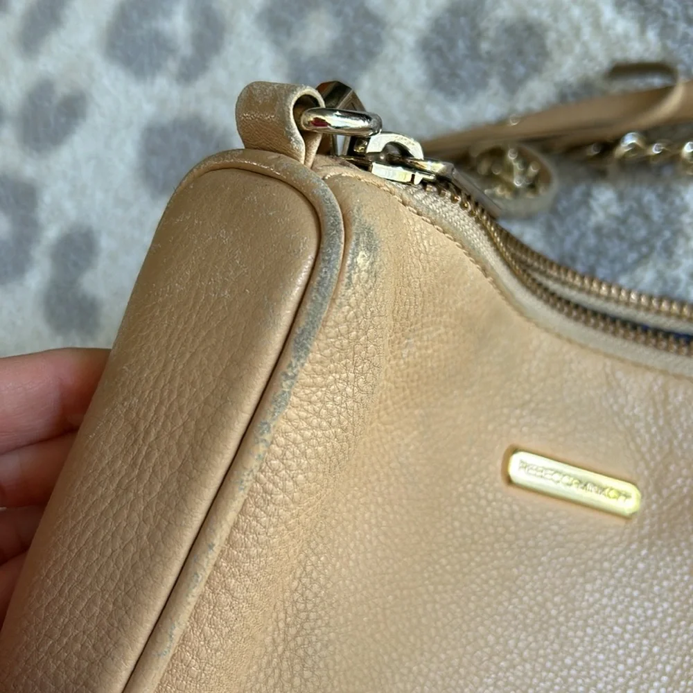 Rebecca Minkoff mini nude crossbody with chain strap - Picture 5 of 6